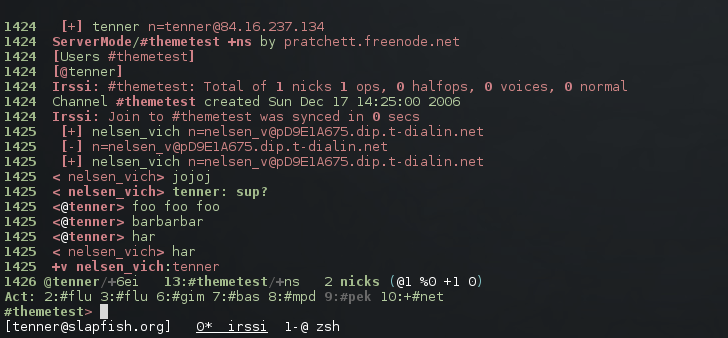 Irssi+theme